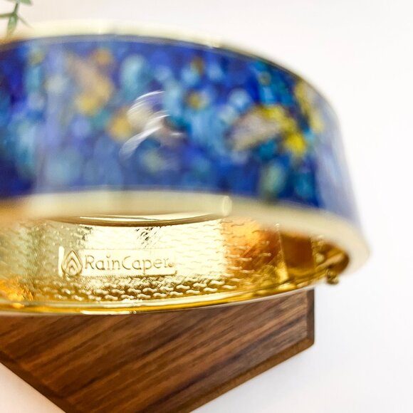 RainCaper Tiffany Dragonfly Cuff Bracelet New With Tags - Picture 2 of 5